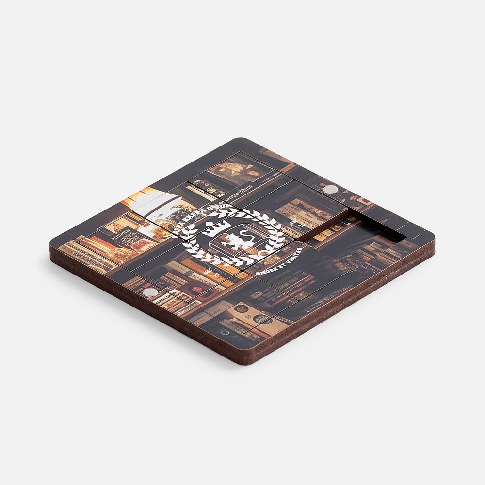 Головоломка-пятнашки с крышкой PuzzleBox на заказ-1