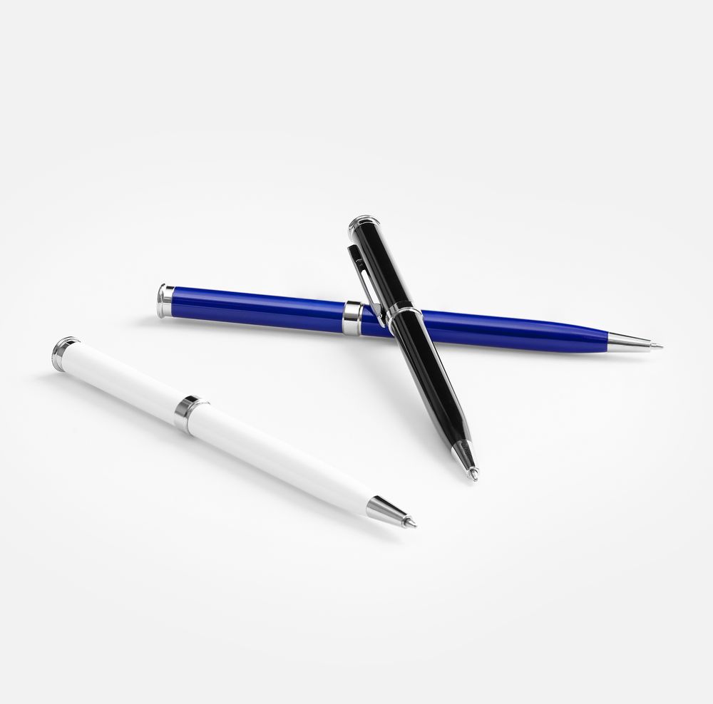Ручка шариковая Finn Chrome, черная-5