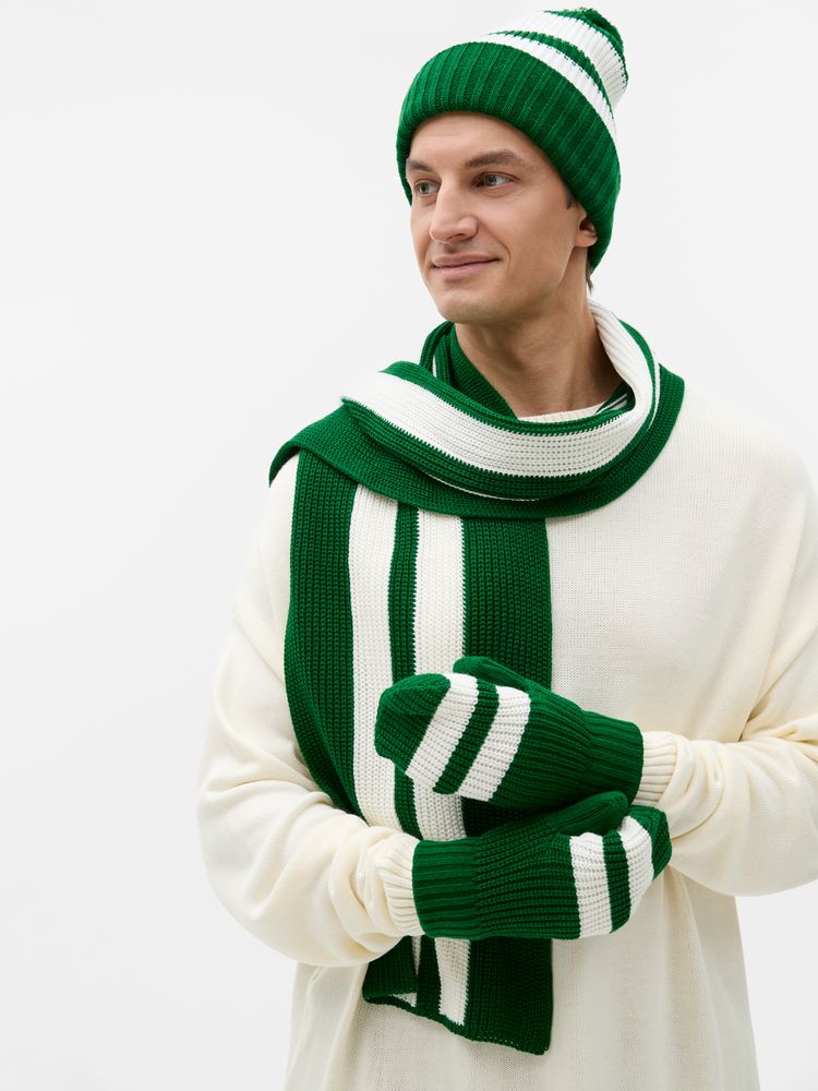 Шапка Winwear, темно-зеленая (глубокий зеленый)-10