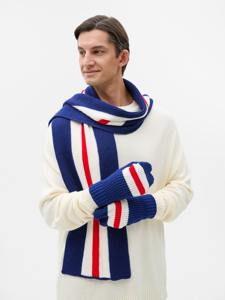 Шарф Winwear, темно-синий (кобальт)-7