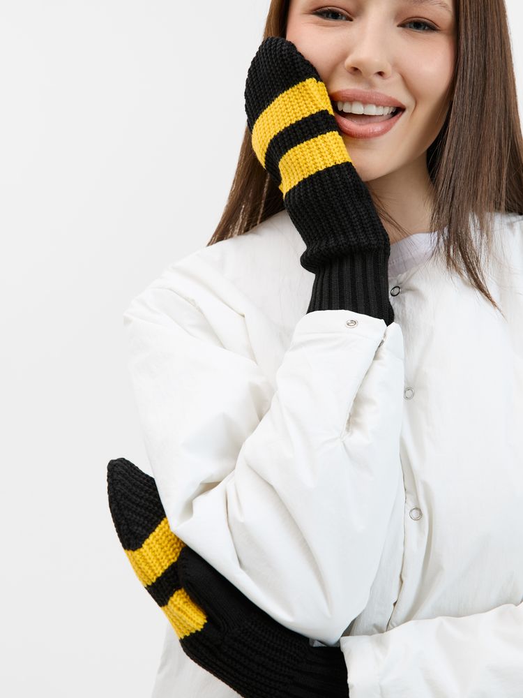 Варежки Winwear, черные, размер S/M-4