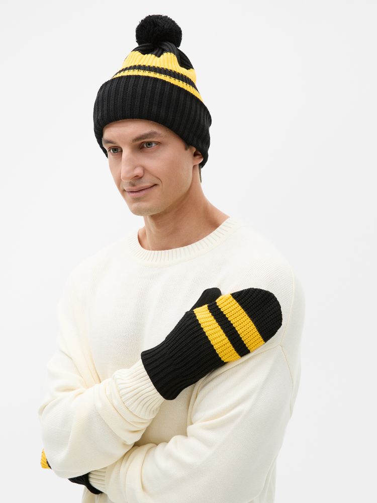 Варежки Winwear, черные, размер S/M-7