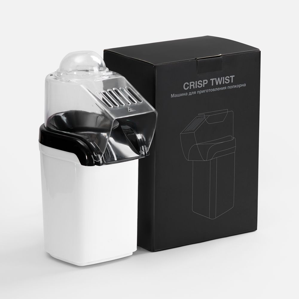 Машина для приготовления попкорна Crisp Twist, белая-8