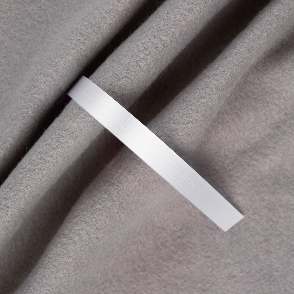 Лента сатиновая Satin 10 S, белая, 10 см-1
