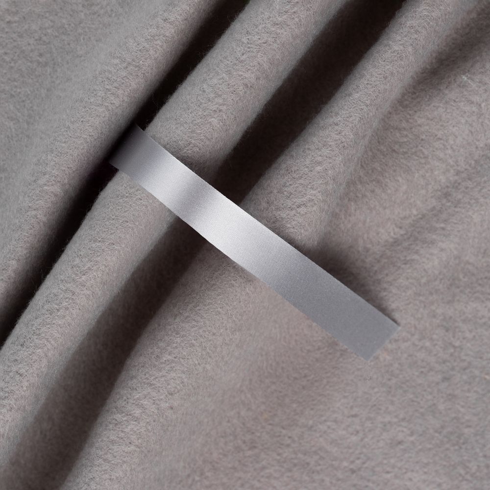 Лента сатиновая Satin 10 М, серая, 100 см-1