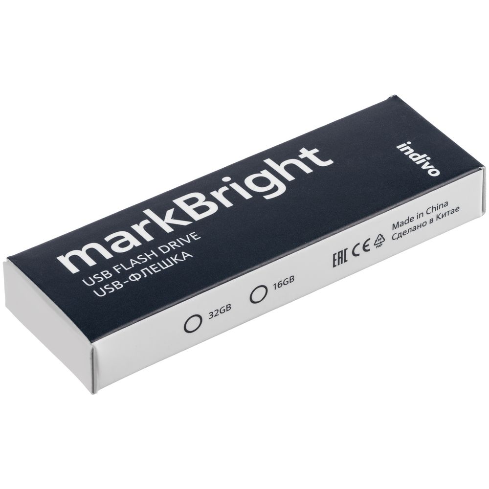 Флешка markBright с красной подсветкой, 16 Гб-9