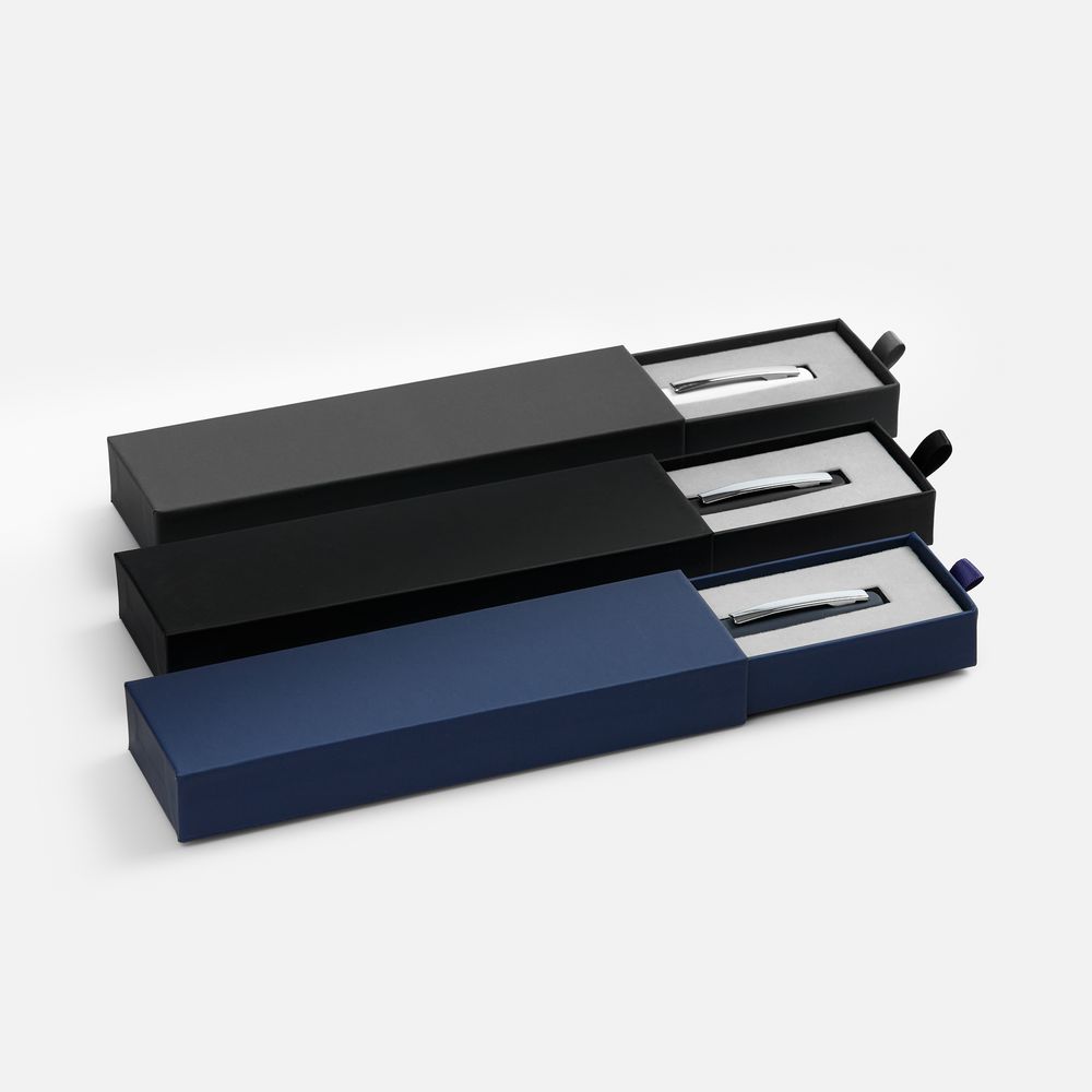 Ручка шариковая Bolt Soft Touch в футляре, белая-4
