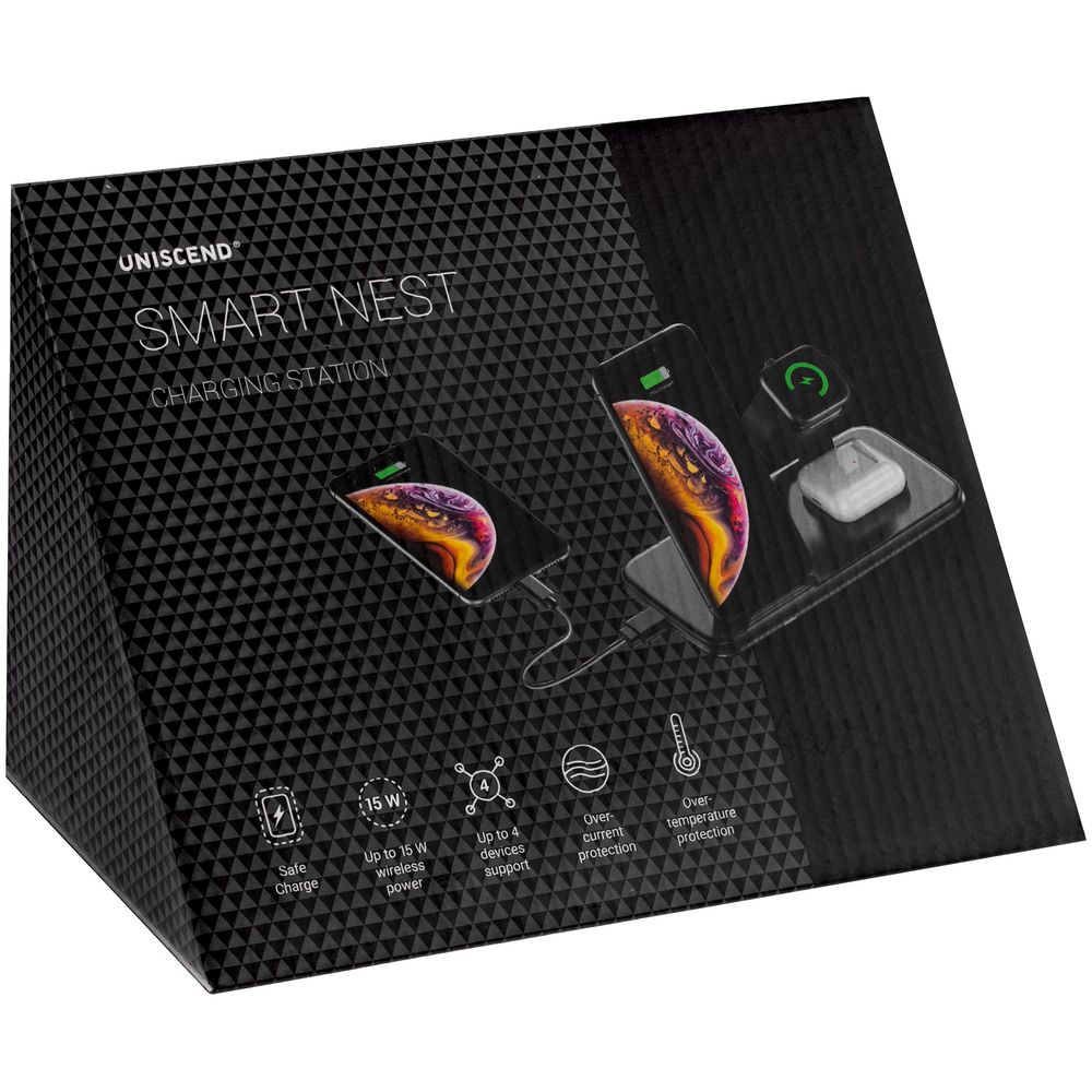 Зарядная станция Smart Nest, черная-7