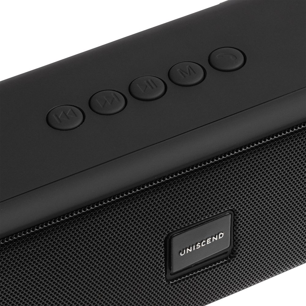 Беспроводная стереоколонка Uniscend Roombox, черная-10