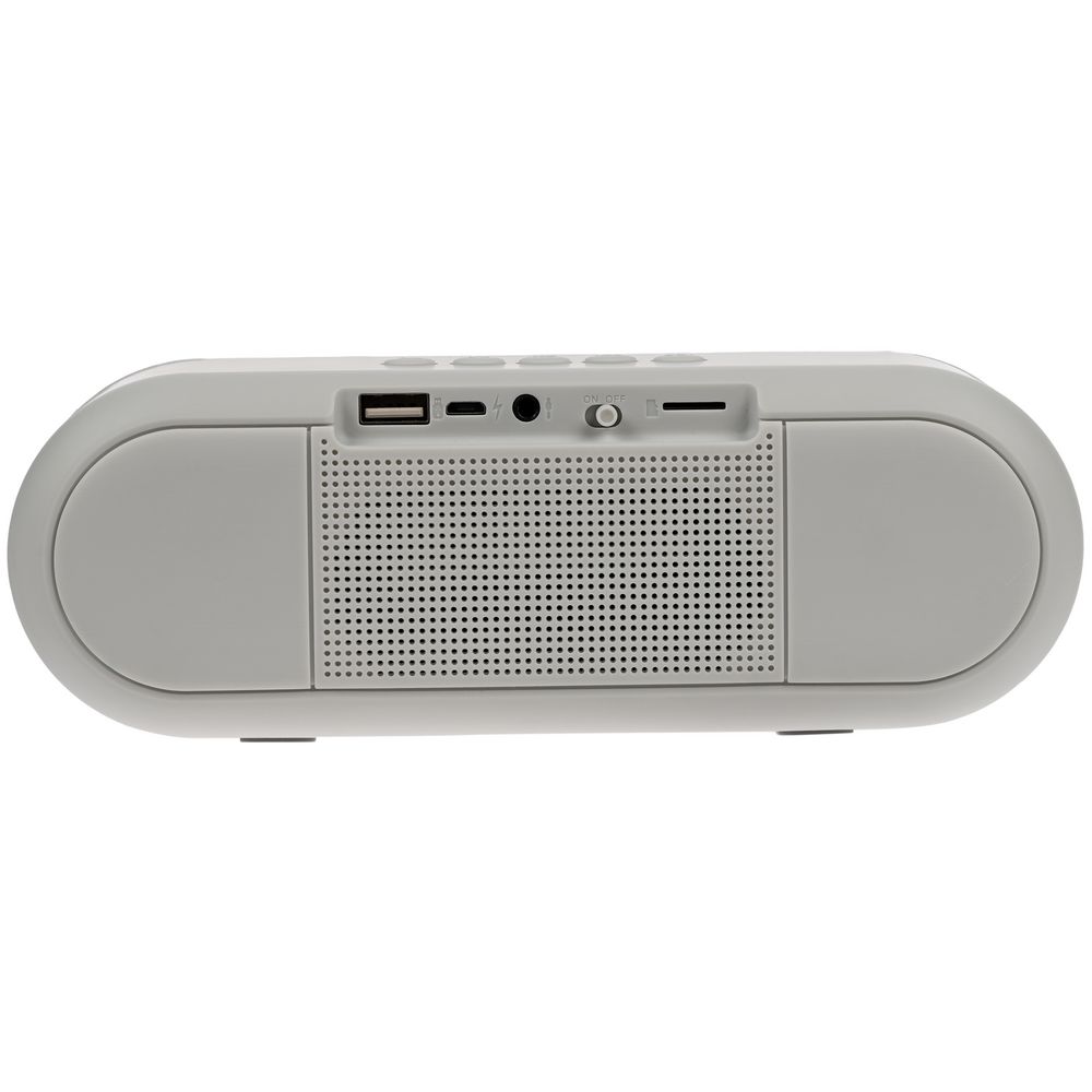 Беспроводная стереоколонка Uniscend Roombox, светло-серая-5