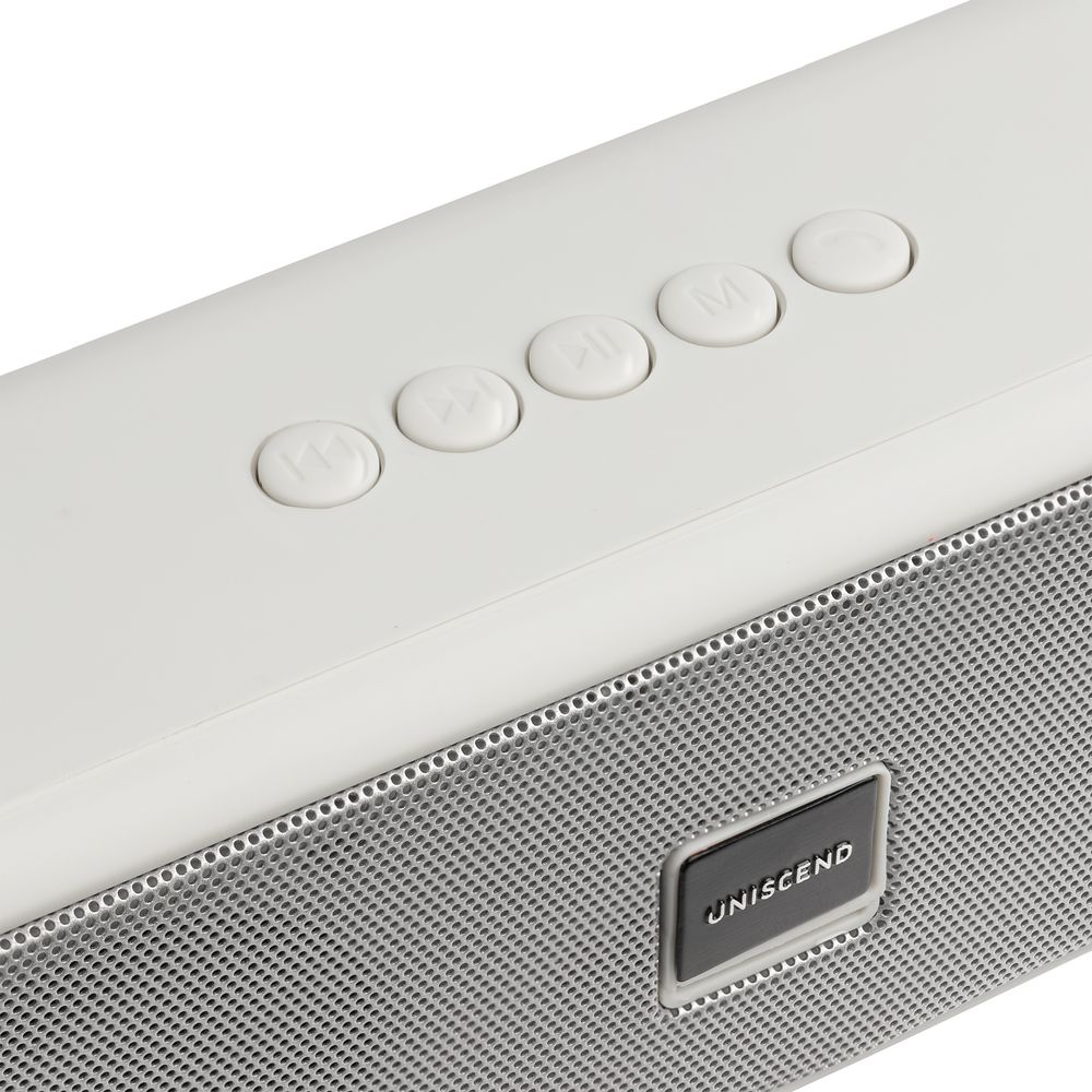 Беспроводная стереоколонка Uniscend Roombox, светло-серая-6