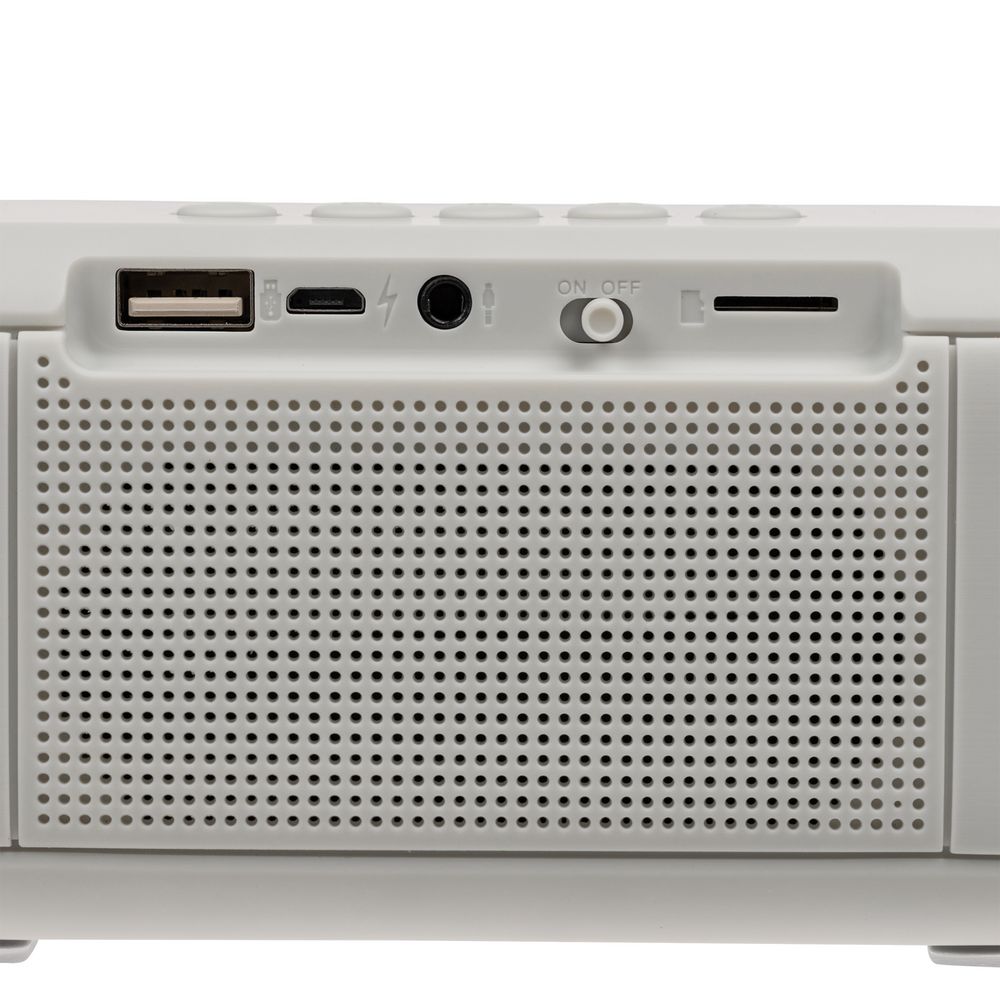 Беспроводная стереоколонка Uniscend Roombox, светло-серая-9