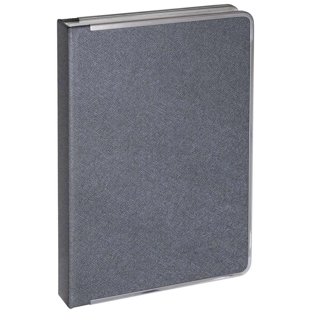 Ежедневник Frame Metal, недатированный, серый-2