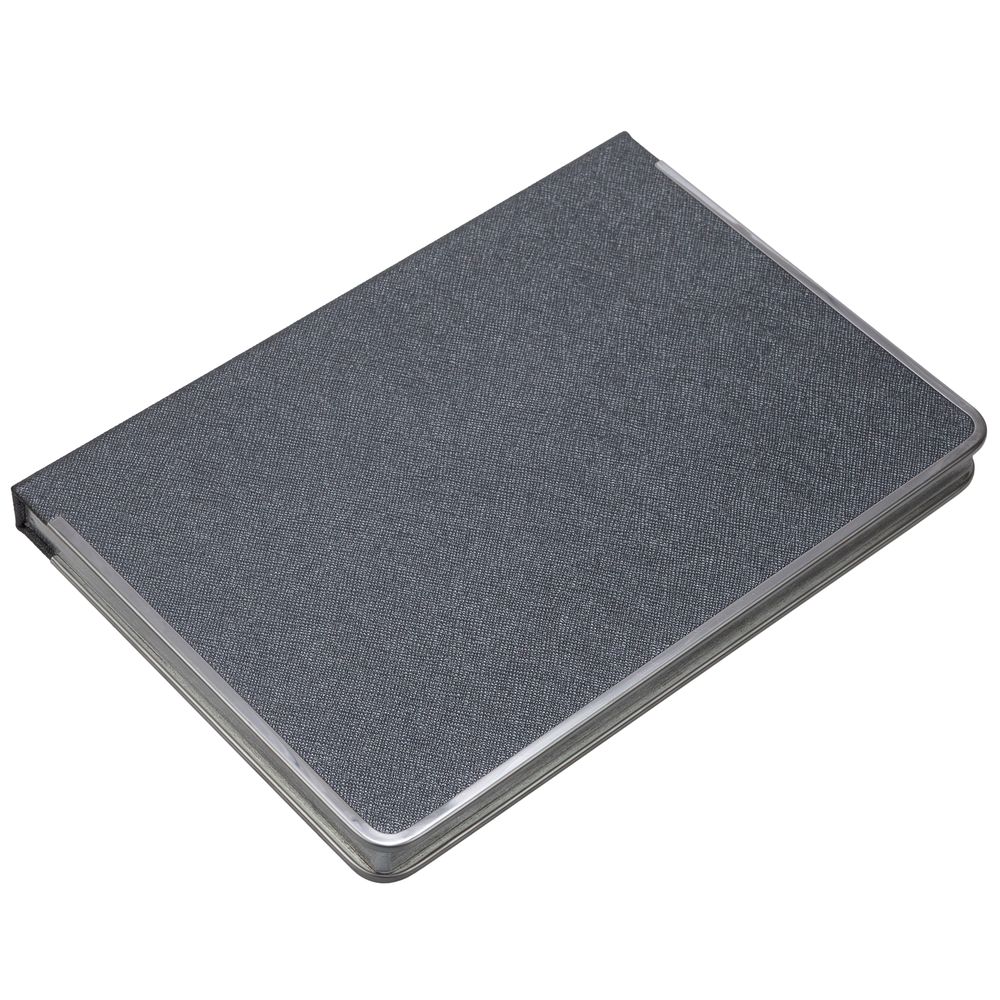 Ежедневник Frame Metal, недатированный, серый-4