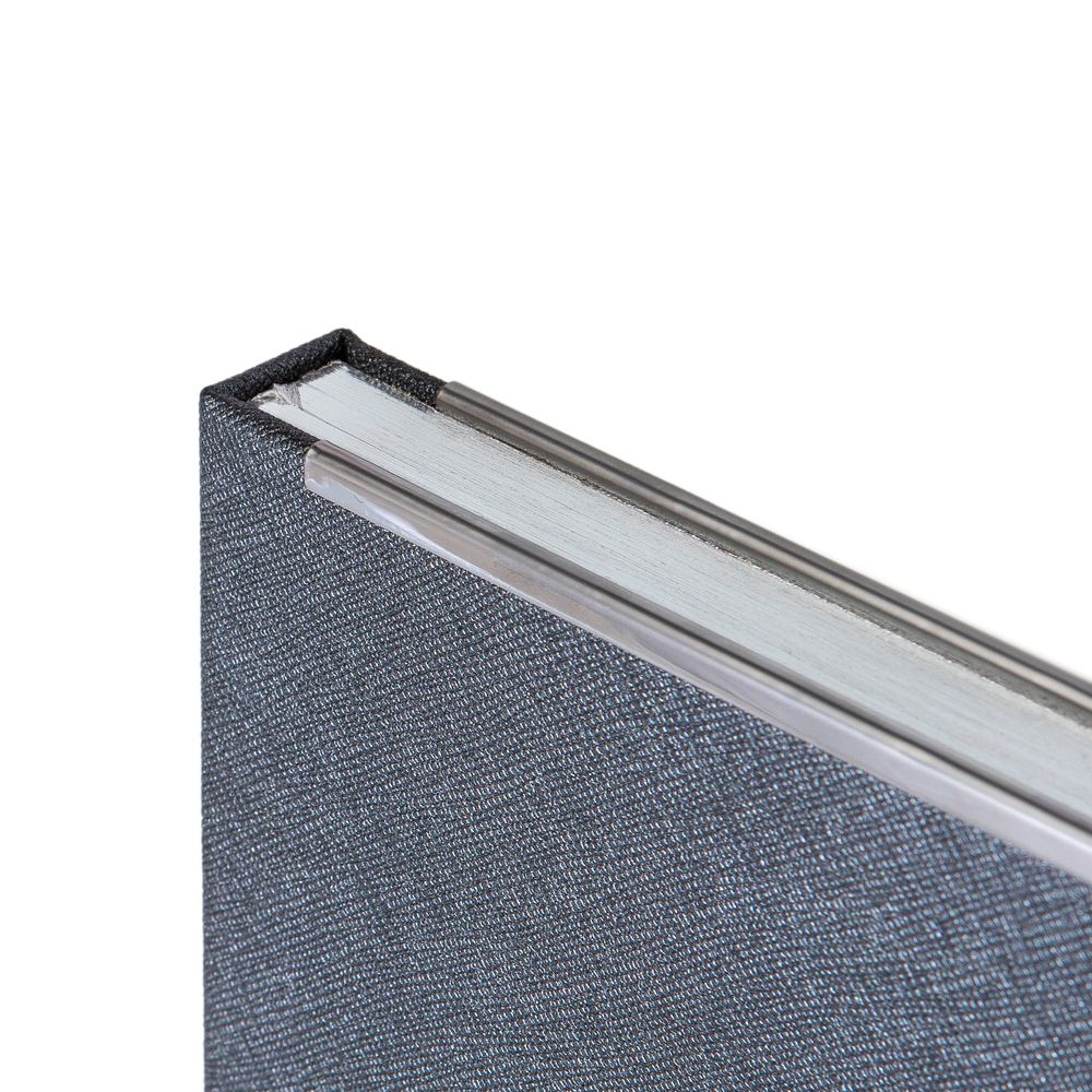 Ежедневник Frame Metal, недатированный, серый-5