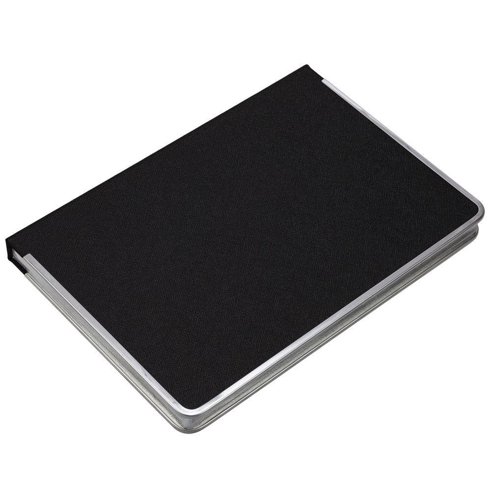 Ежедневник Frame Metal, недатированный, черный-4