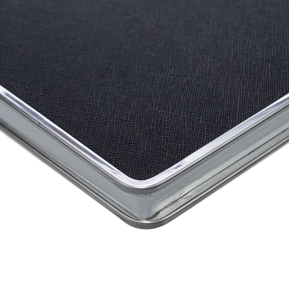 Ежедневник Frame Metal, недатированный, черный-5