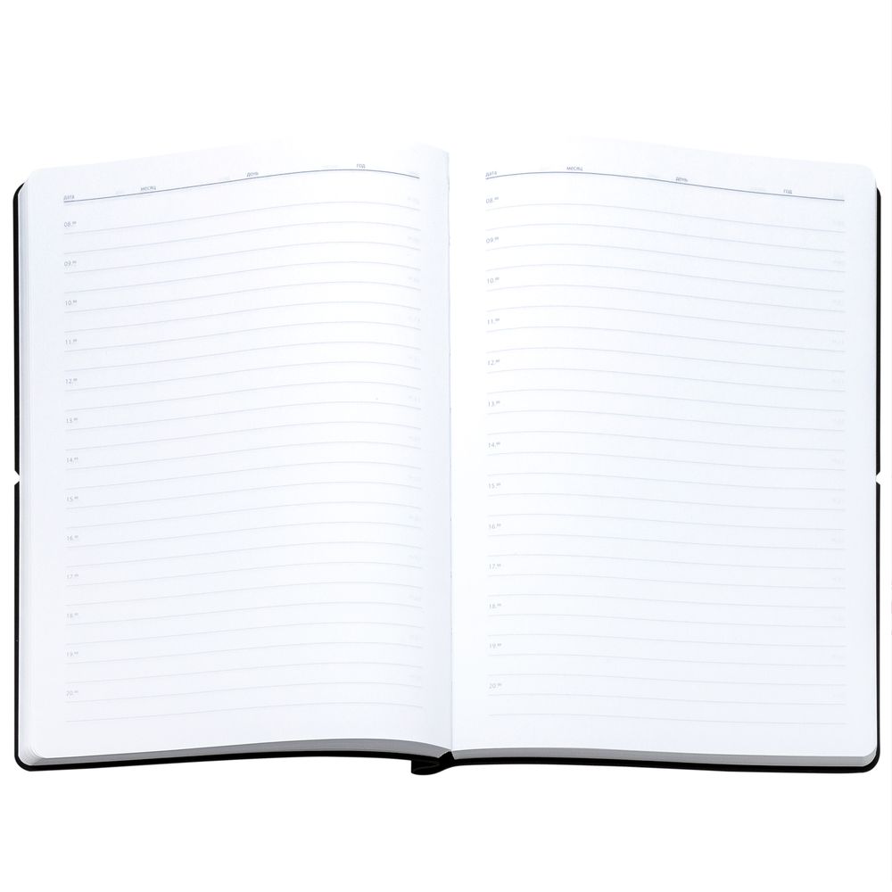 Ежедневник Flexpen Bright, недатированный, черный-8