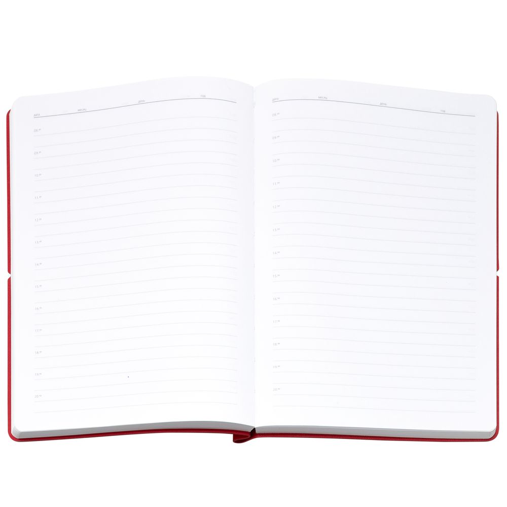 Ежедневник Flexpen Bright, недатированный, красный-8