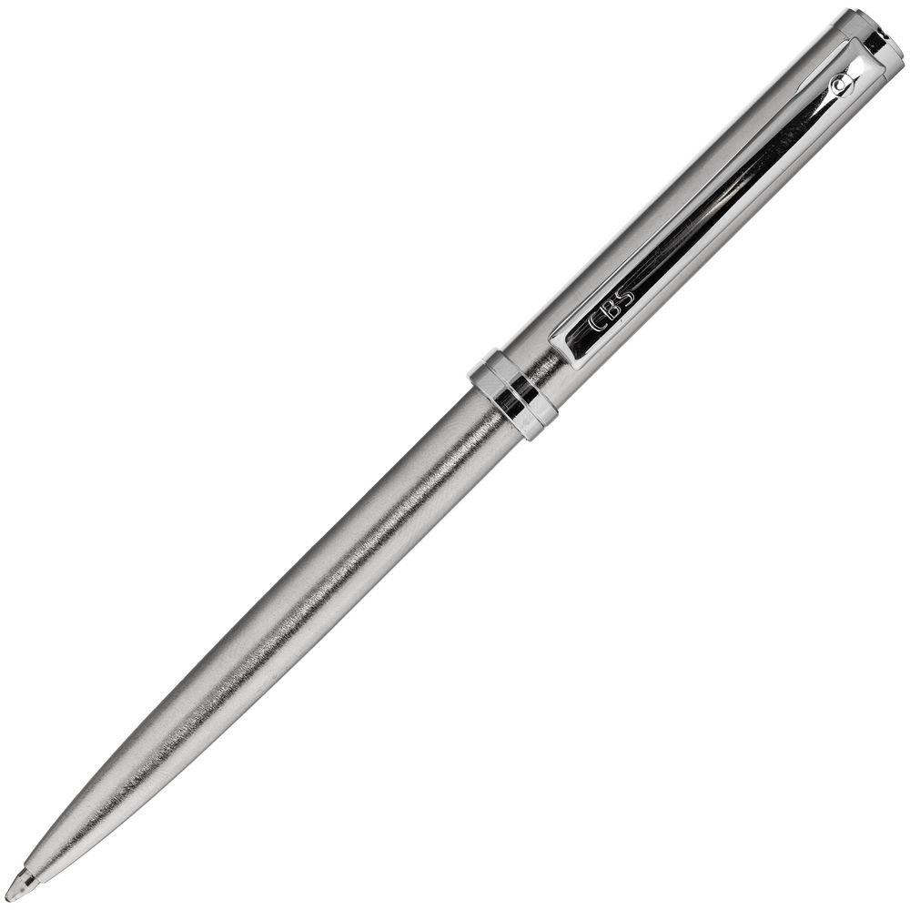 Ручка шариковая Delgado, серебристая-2