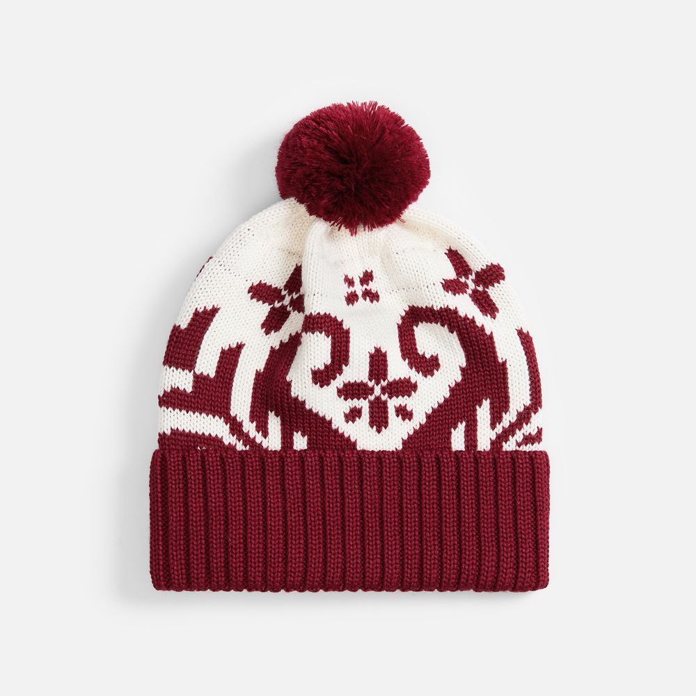 Шапка Wintertude, красная с белым-1