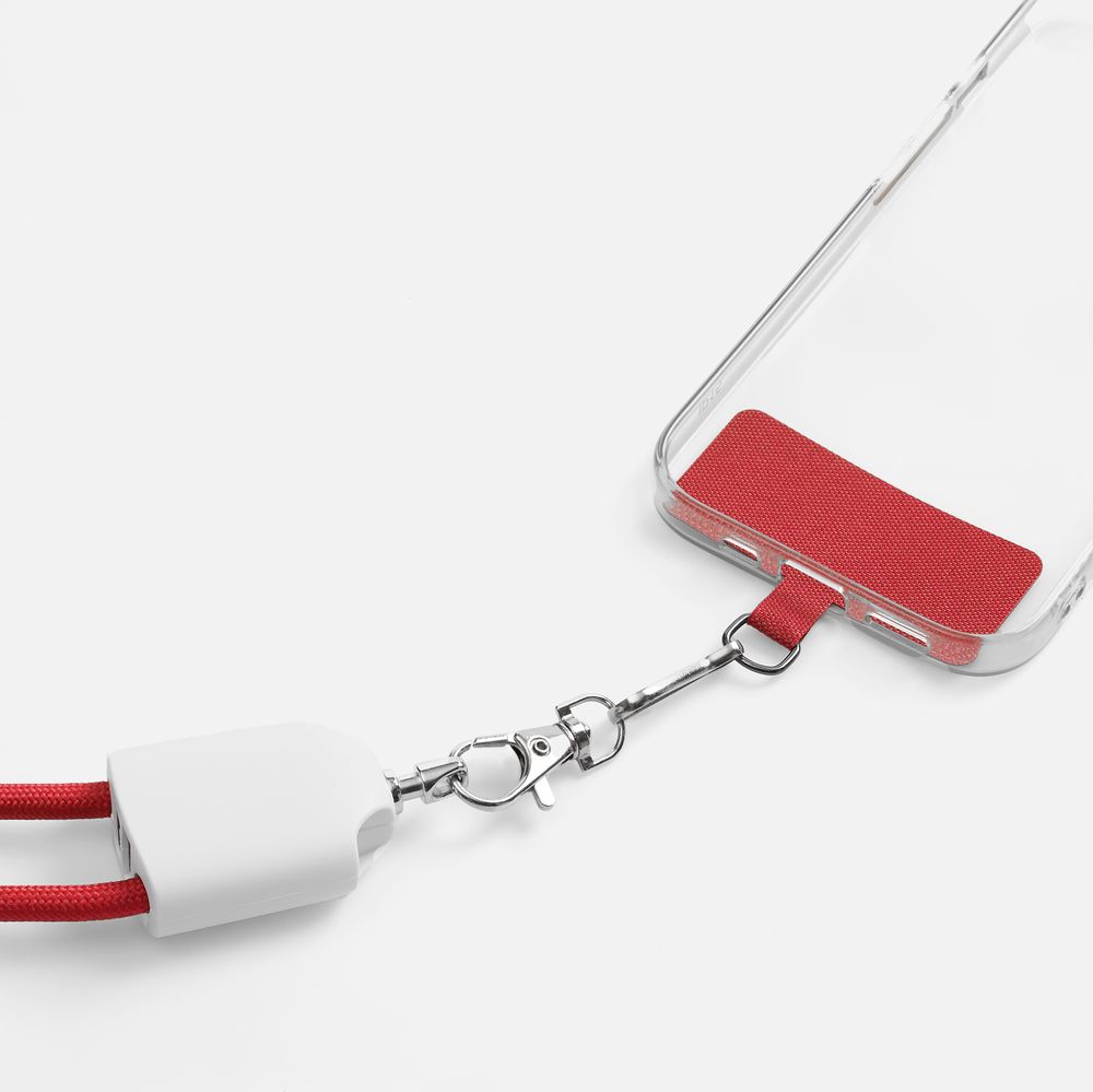 Кабель-ланьярд energyFlex Pro, красный-11