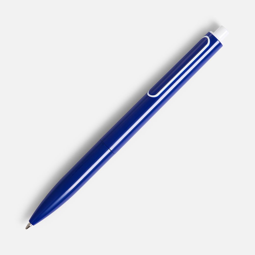 Ручка шариковая Outliner, синяя с белым-1