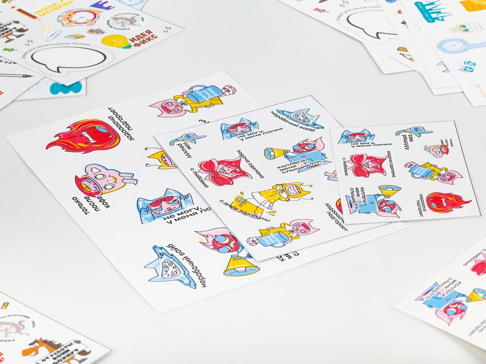 Наклейки UV-DTF Sticker Pack на заказ, S-2
