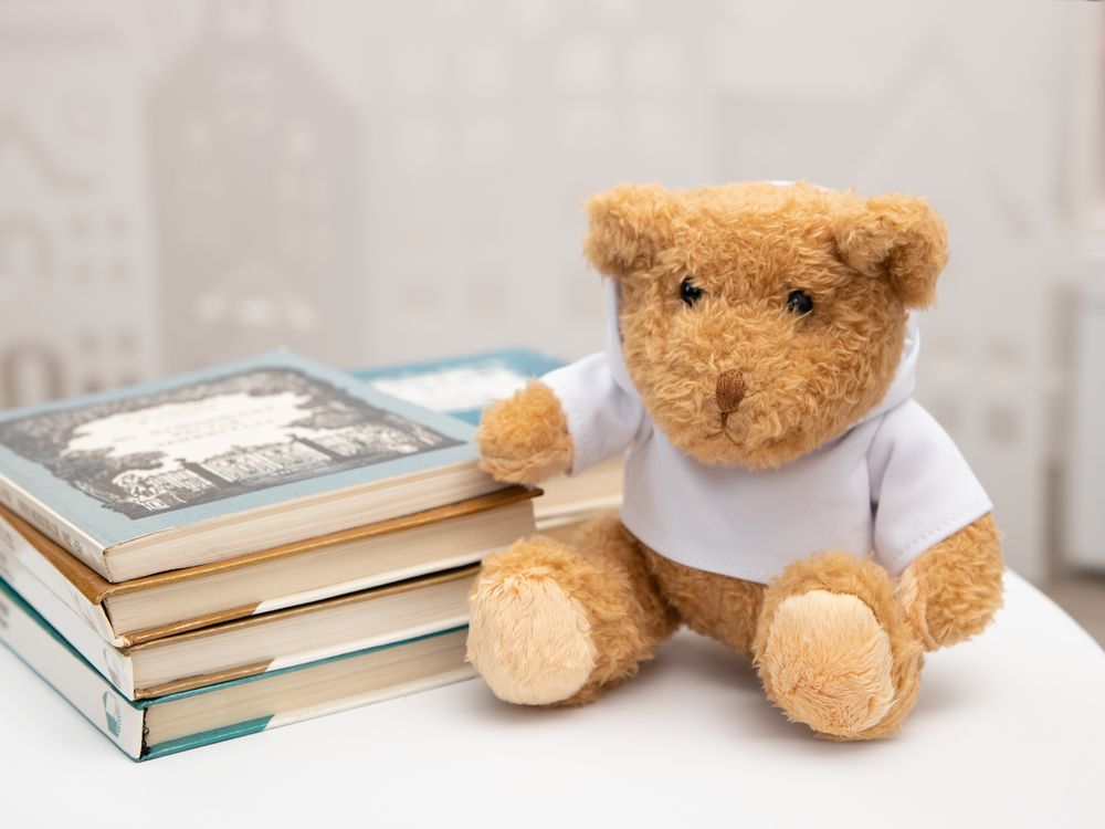 Мягкая игрушка «Мишка Cuddleton» в белом худи-6