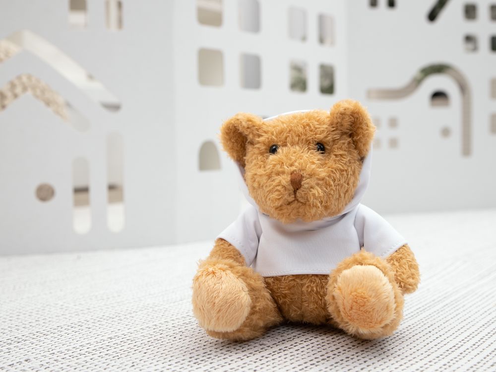 Мягкая игрушка «Мишка Cuddleton» в белом худи-7