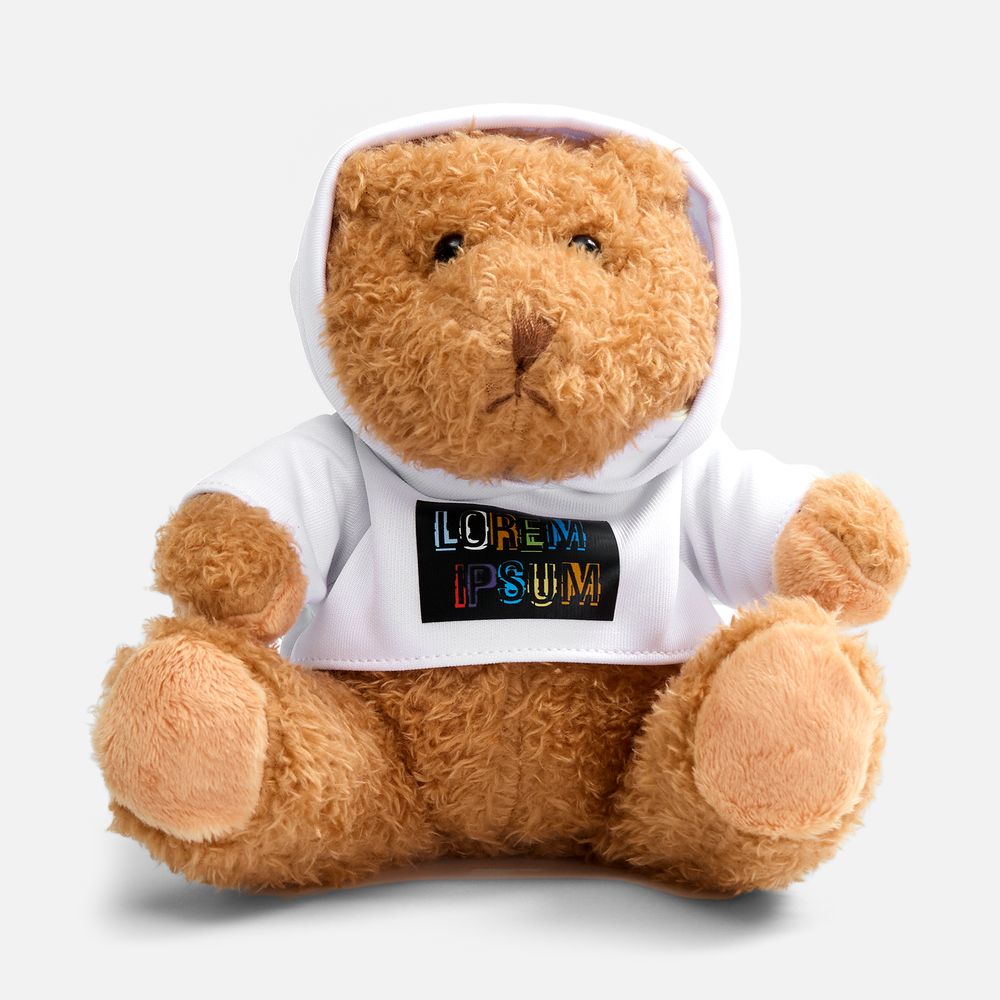 Мягкая игрушка «Мишка Cuddleton» в белом худи-14