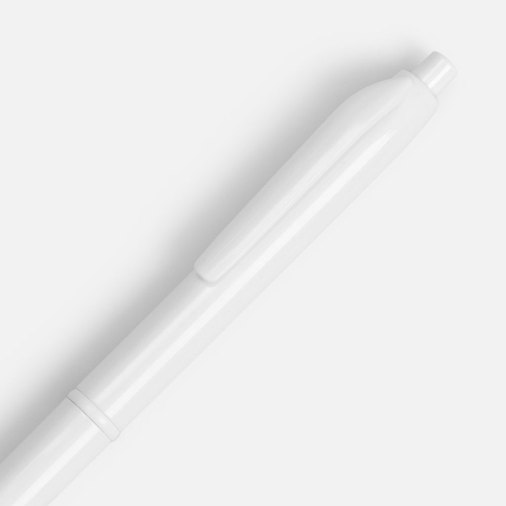 Ручка шариковая Bright Pop, белая-3