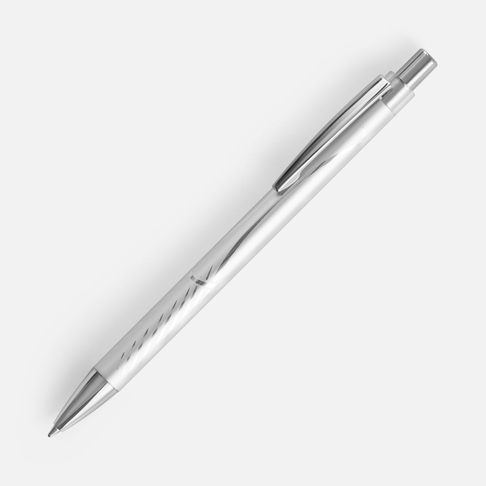 Ручка шариковая SparkLine, серебристая-1