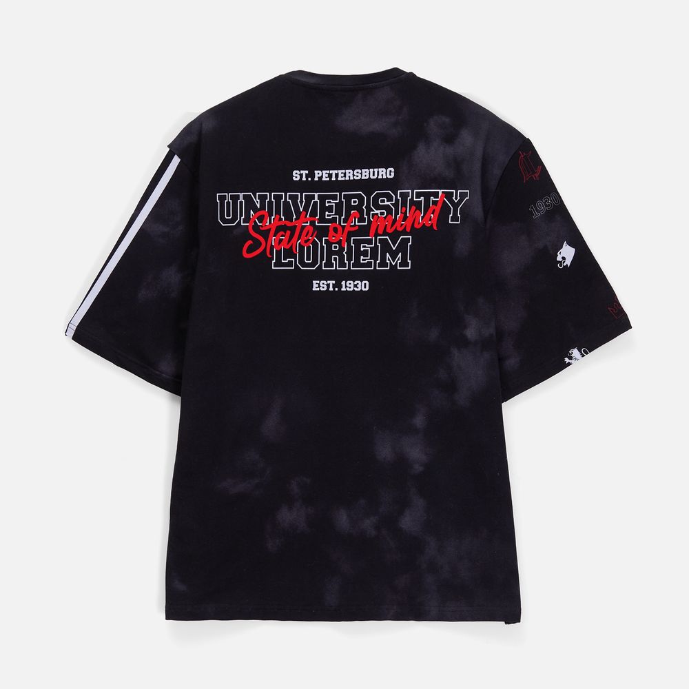 Футболка мужская оверсайз Originelli Terry с полной запечаткой на заказ, размер XS-2