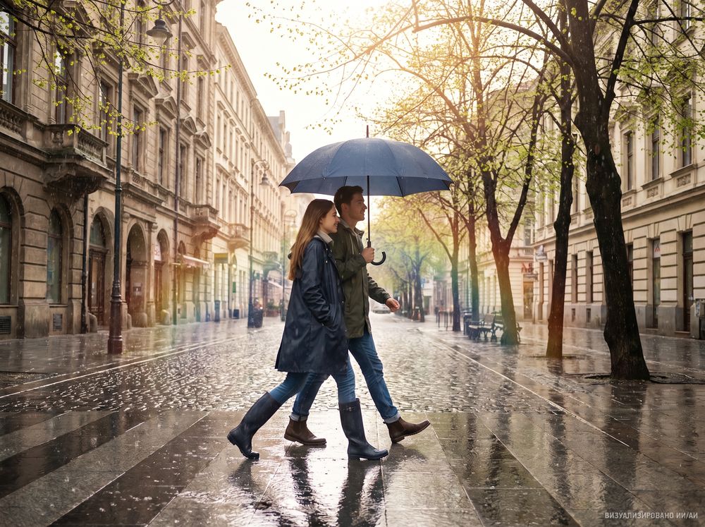 Зонт-трость Sombrella, темно-синий-8