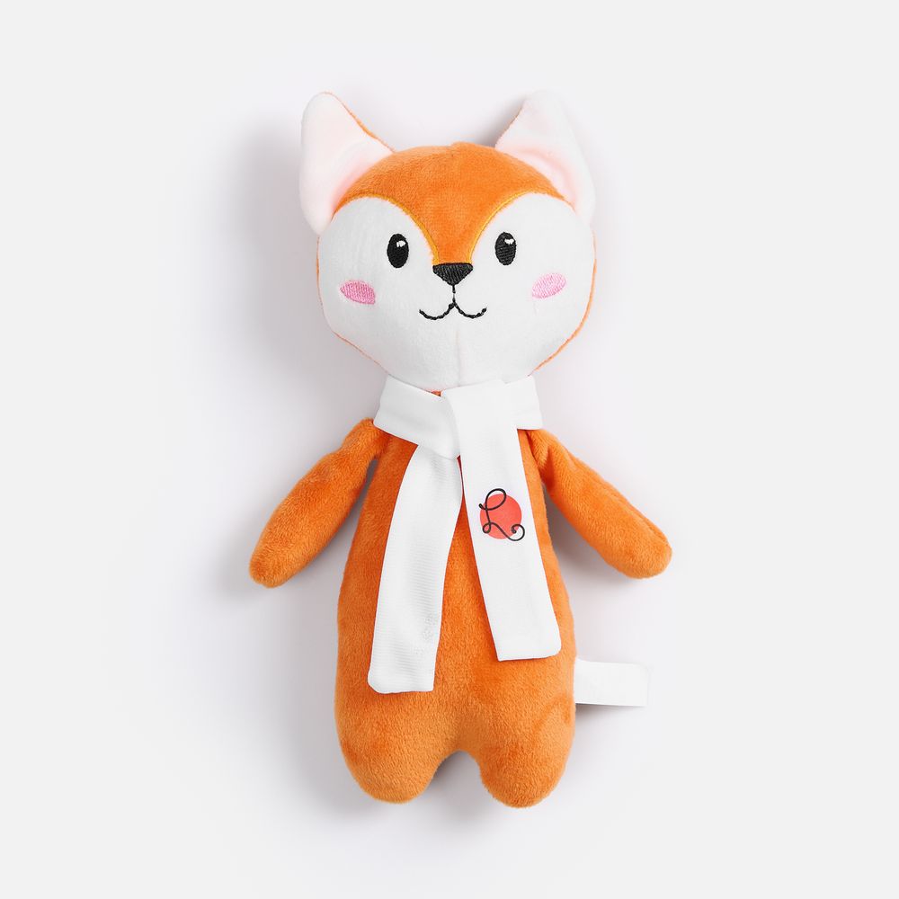 Мягкая игрушка Beastie Toys, лисенок с белым шарфом-9