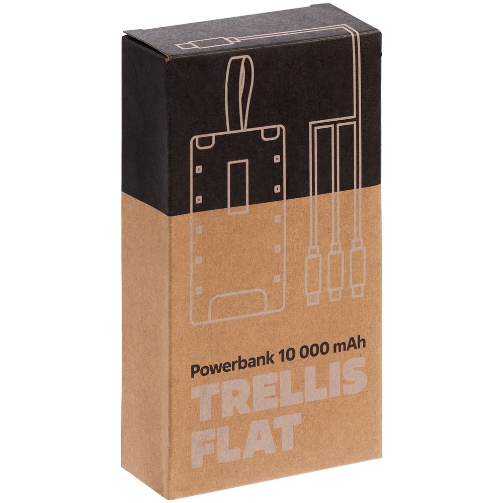 Аккумулятор Trellis Flat 10000 мАч, синий-9