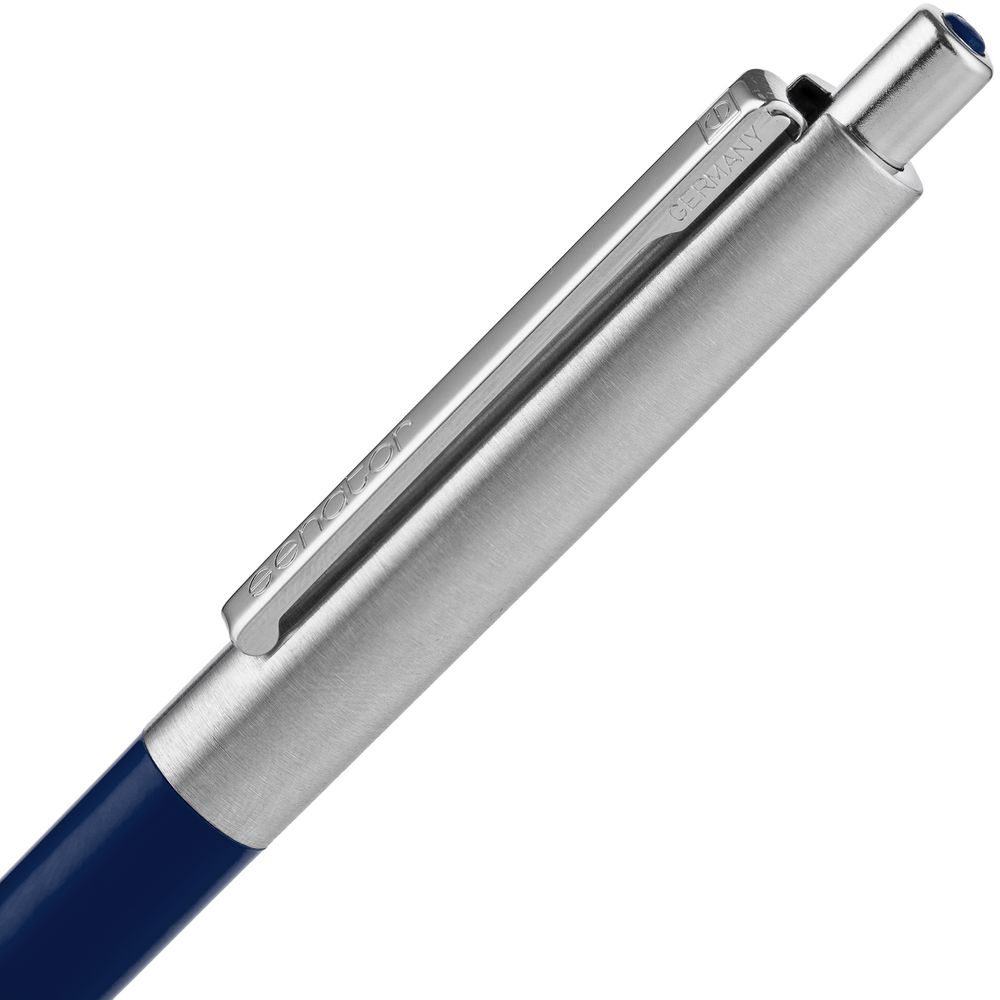 Ручка шариковая Senator Point Metal, ver.2, темно-синяя-3