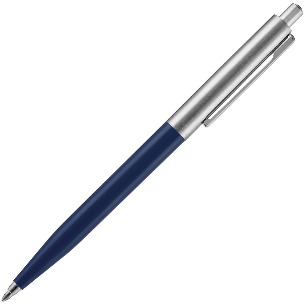 Ручка шариковая Senator Point Metal, ver.2, темно-синяя-4