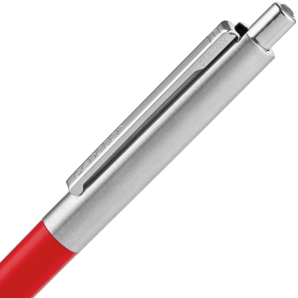 Ручка шариковая Senator Point Metal, ver.2, красная-4