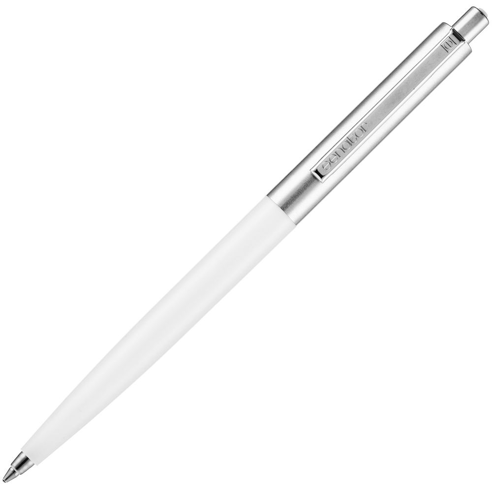 Ручка шариковая Senator Point Metal, ver.2, белая-3