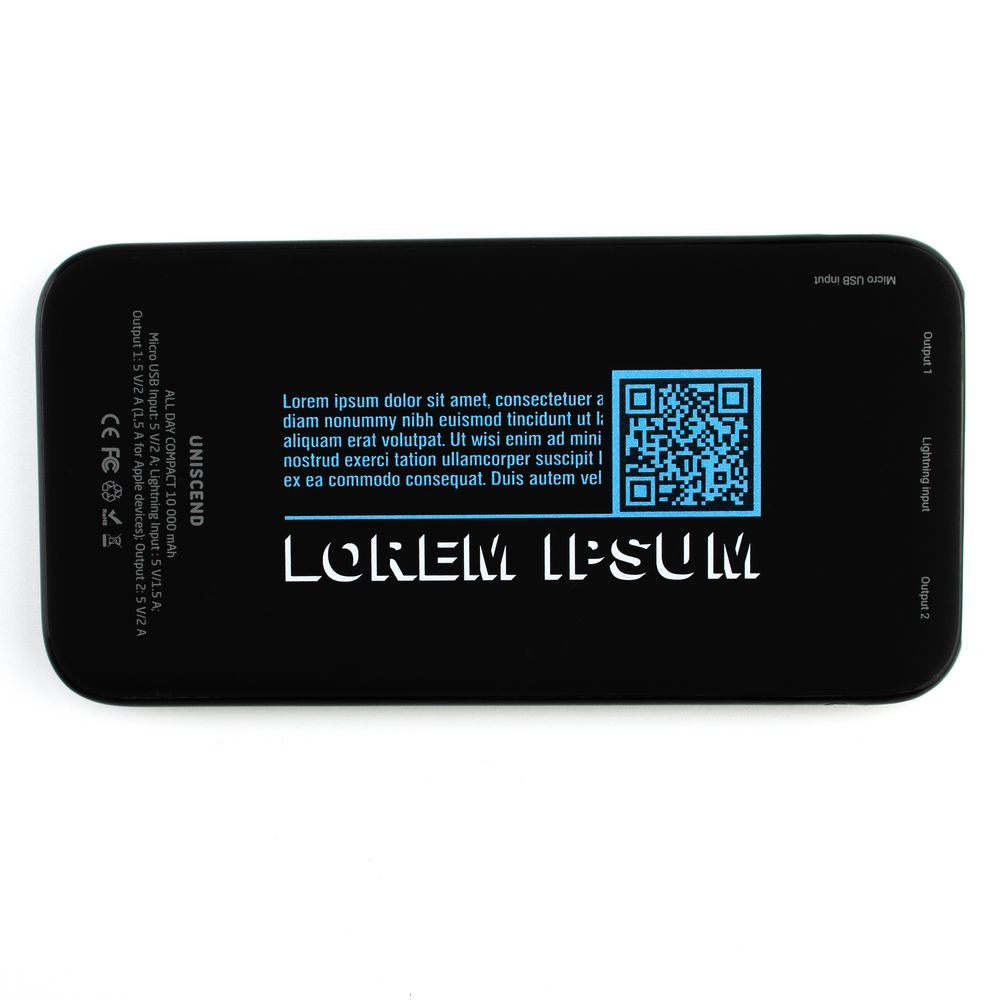 Аккумулятор Uniscend All Day Type-C 10000 мАч, черный-10