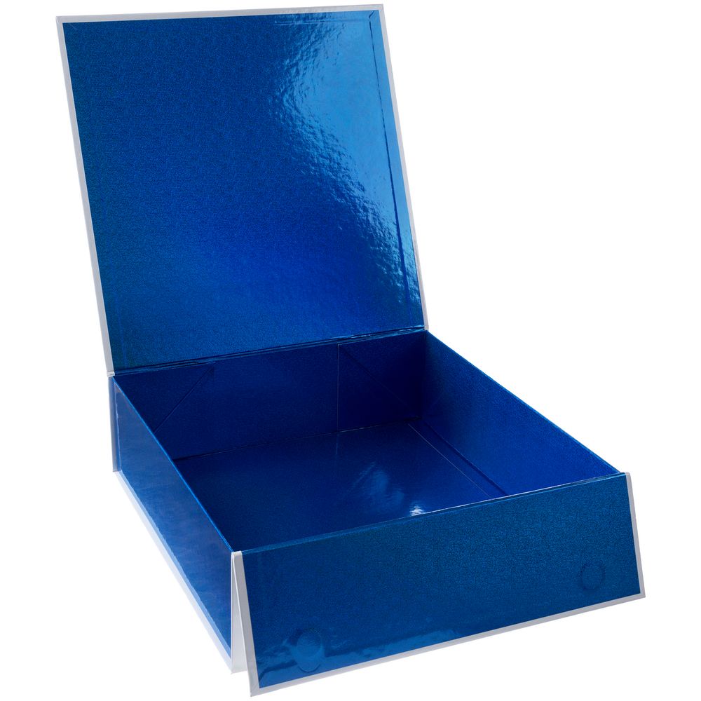 Коробка складная Gallant, L, белая с синим-3