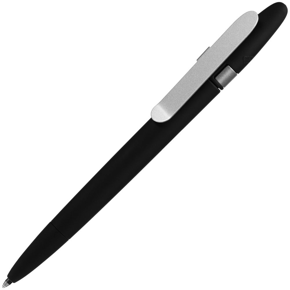 Ручка шариковая Prodir DS5 TSR Metal Clip, черная-1