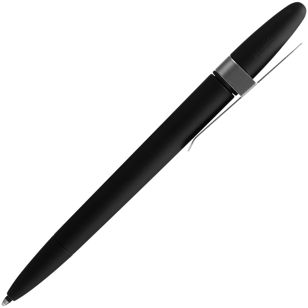 Ручка шариковая Prodir DS5 TSR Metal Clip, черная-4