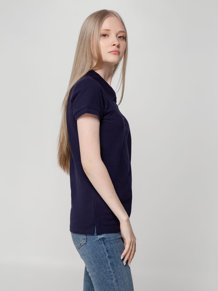 Рубашка поло женская Virma lady, темно-синяя, размер S-6