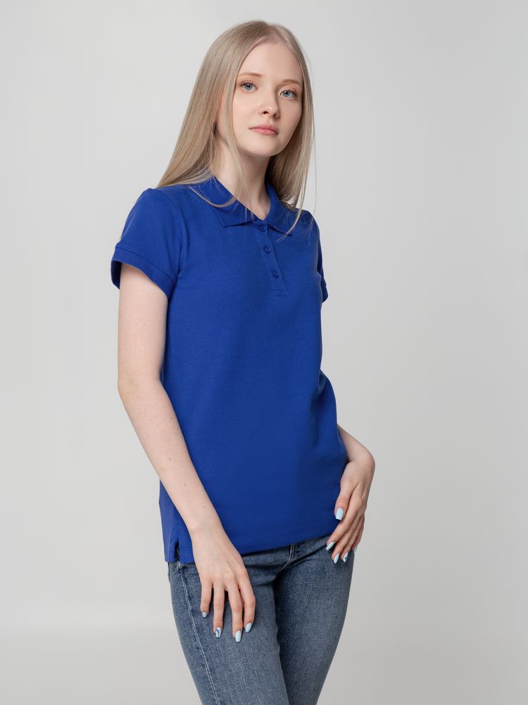 Рубашка поло женская Virma lady, ярко-синяя, размер S-5