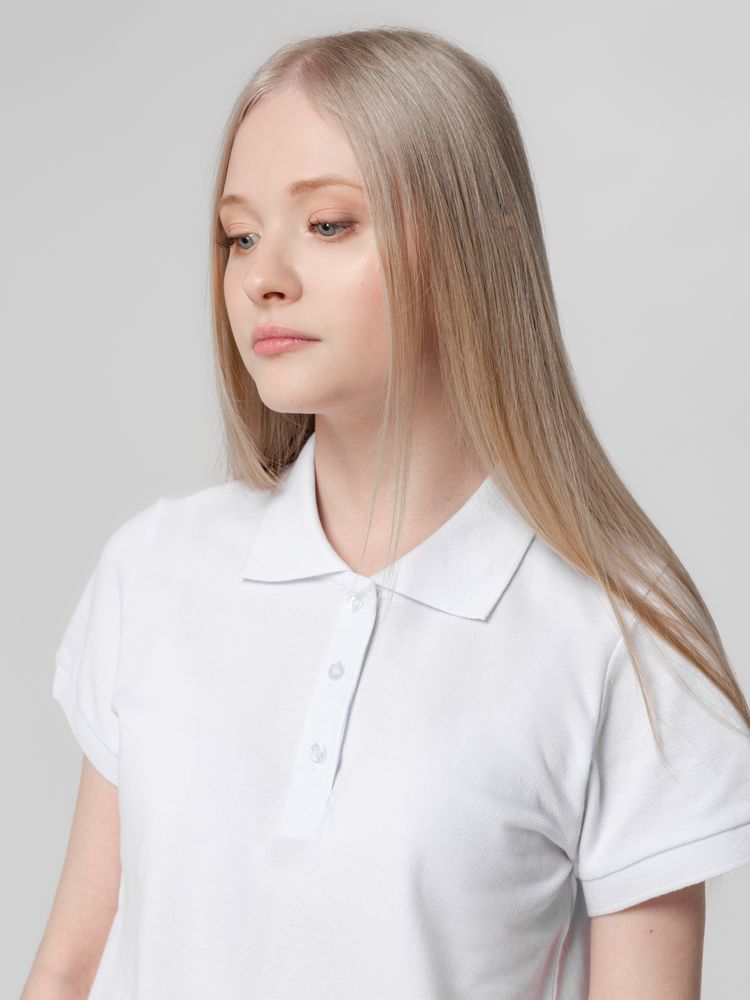 Рубашка поло женская Virma lady, белая, размер S-8