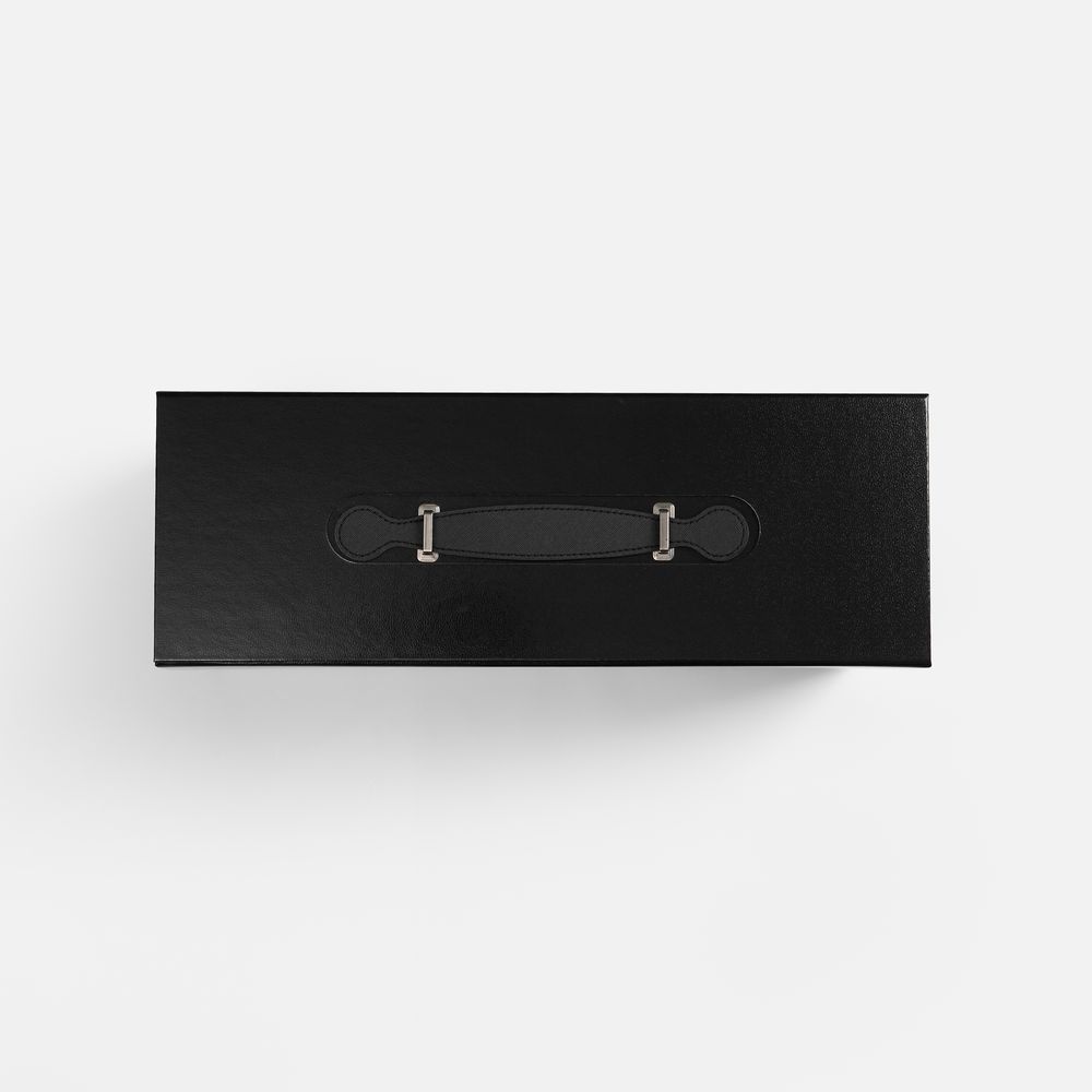 Коробка складная Holdfold, M, черная-4