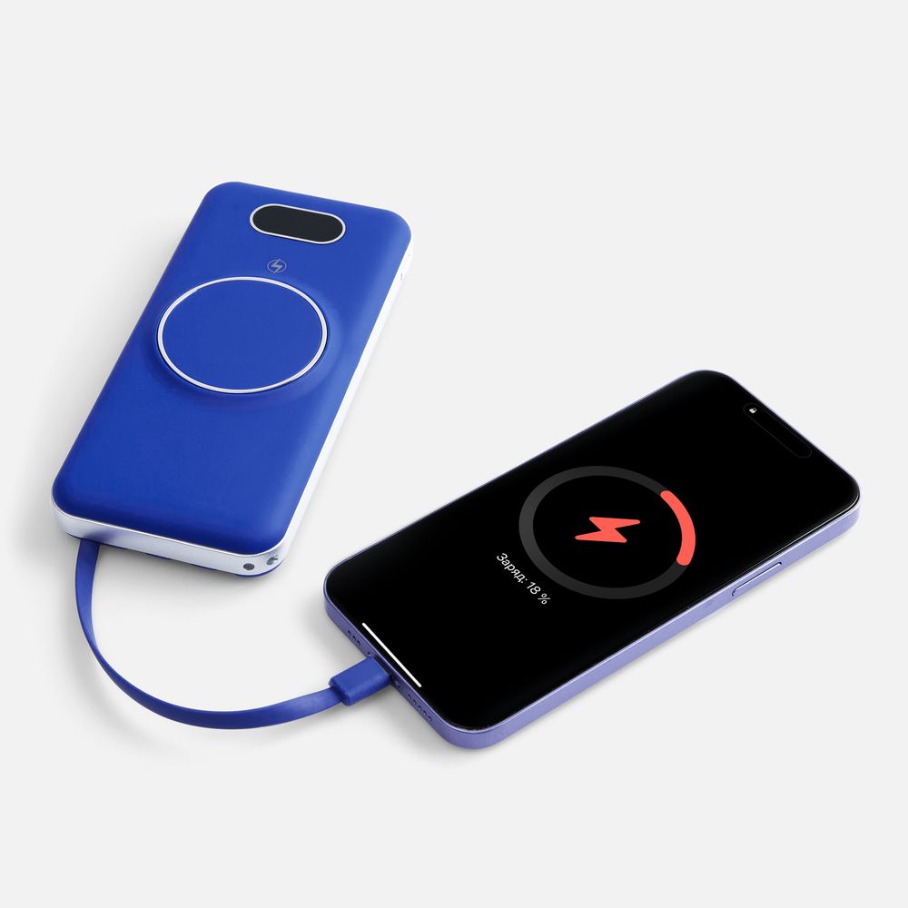 Внешний аккумулятор Omni Pro 10000 мАч, синий-8